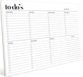 Weekly Planner Pad, Weekly To Do List Notepad, Tear Off Undated Weekly Planner by Hadigu