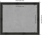 Amanti Art Black Framed Magnetic Board 37x45 X-Large Vision Board - Image 3