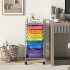 RELAX4LIFE 6-Drawer Rolling Storage Cart - Image 8