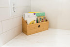 Lipper International 808 Bamboo Wood 2-Slot Office Supply Desk Organizer - Image 6
