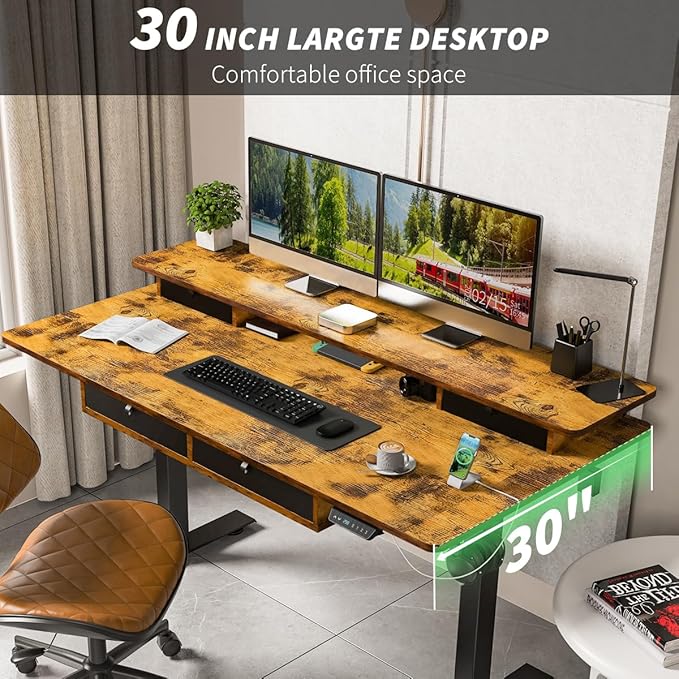 Kingant 55 x 30 Inch Electric Standing Desk - Image 4