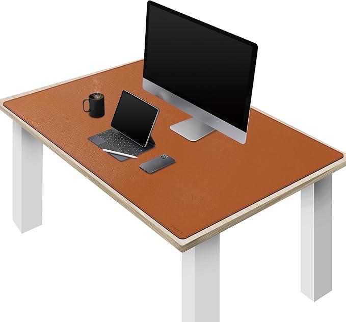 ZORESYN Large PU Leather Desk Pad 51.18x27.56 Inches, Waterproof Gaming Mouse by ZORESYN