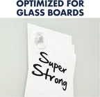 Quartet Strong Magnets, Glass Whiteboard, Dry Erase Board, 6 Pack - Image 3