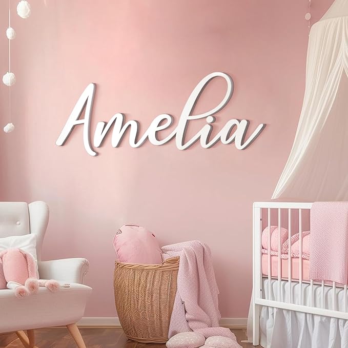 Personalized Wooden Name Sign for Nursery - Image 7