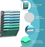 SUPEASY 8-Tier Wall File Organizer, Hanging Wall Files - Image 3