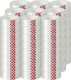 GIBIBU 72 Rolls Transparent Tape Refills, Glossy Gift Wrap Tapes by GIBIBU