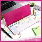 MOSA BEAR Undated Weekly Planner, 60-Week Horizontal Layout Desk Planner Daily - Image 3