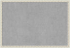 Amanti Art Silver Framed Magnetic Board 26x38 Large Vision Board by AmantiArt