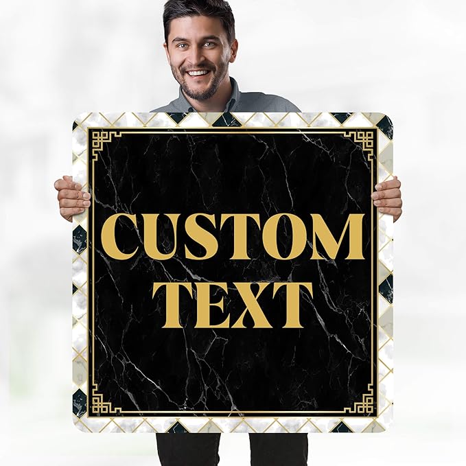 Custom Sign, Custom Street Sign, 11 Font Colors, 13 Font Styles, 4 Hole Options - Image 2