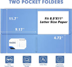 Two Pocket Folders, RAZCC 100 Pack File Folders - Image 2