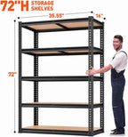 garage storage shelves 72'',ajustable garage shelving units, storage, close-up detail