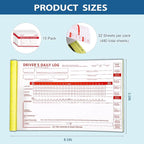 LINAUSTFB Daily Log Books for Truck Drivers - Image 5