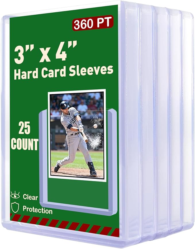 360pt 3"x4" Hard Card Sleeves by Unknown
