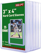 360pt 3"x4" Hard Card Sleeves by Unknown