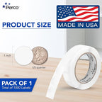 Perco Clear 1-Inch Round Circle Dot Sticker Labels - Image 2
