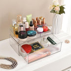 ZHIAIstackable storage drawer, transparent acrylic storage box, cosmetics and - Image 7