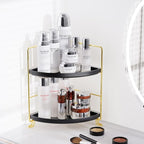 FSyueyun 2-Tier Corner Bathroom Counter Organizer, Tool-Less Installation - Image 3