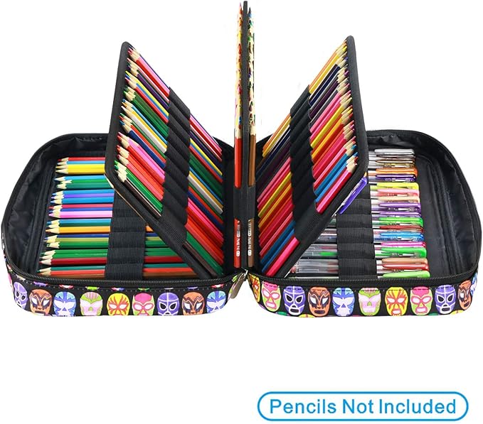 YOUSHARES Colored Pencil Case 220 Slots Pen Case Organizer - Image 5