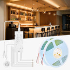 CUBITOR Under Cabinet Led Light Strip kit, 2 Roll x 16.4ft Cuttable 3000K COB - Image 2