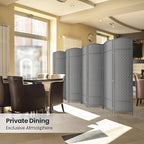 8 Panel Room Divider, 6Ft Folding Privacy Screen, Tall - Image 6