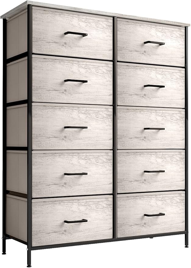 Sorbus Dresser with 10 Faux Wood Drawers - Image 4