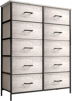 Sorbus Dresser with 10 Faux Wood Drawers - Image 4