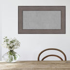 Amanti Art Grey Framed Magnetic Board 17x29 Small Vision Board - Image 6