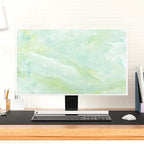 Baocicco Sage Green Marble Waterproof TV Dust Cover 50, 52 Inch Anti-Static - Image 4