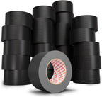 SWRT 9 Mil 24-Pack Black Heavy Duty Duct Tape Strong Adhesive, 2 in x 30 YD