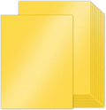 Double Sided Gold Cardstock 8.5 x 11 Metallic Paper, Goefun 100 Sheets 80lb by Goefun