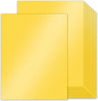 Double Sided Gold Cardstock 8.5 x 11 Metallic Paper, Goefun 100 Sheets 80lb by Goefun