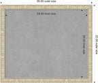 Amanti Art Silver Framed Magnetic Board 22x26 Medium Vision Board - Image 2