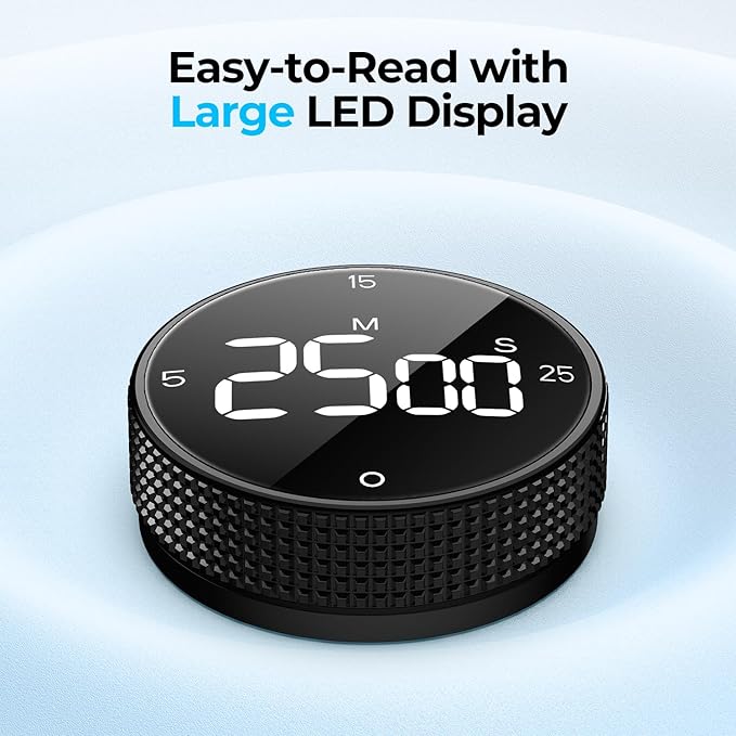 Allbean Magnetic Kitchen Timer for Cooking - Image 3