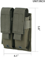 EXCELLENT ELITE SPANKER Molle Single/Double Pistol Mag Pouch Tactical Magazine - Image 2