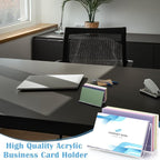 4 Pack 3x5 Index Card Display Holder Acrylic Cards Holder Stand Acrylic - Image 6
