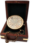 US HANDICRAFTS Brass Compass - Image 3