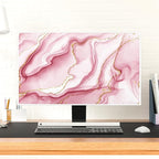 Baocicco Gold Pink Marble Waterproof TV Display Screen Cover 75 Inch TV - Image 4