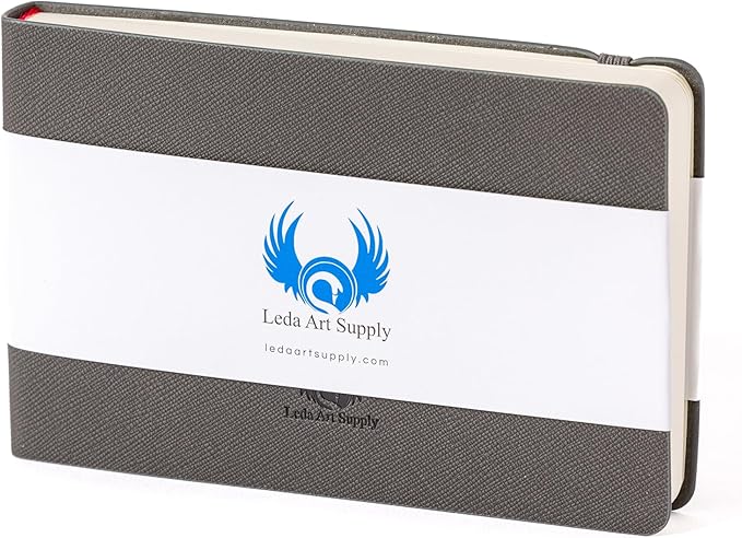 Leda Art Supply Pocket Landscape-Shaped Sketchbook, 5.5 inches x 3.3 inches by LedaArtSupply