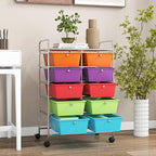 GLACER 10 Drawer Rolling Cart, Storage Cart - Image 9