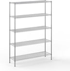 Regal Altair 18" Deep x 60" Wide x 86" Height Wire Shelving Kit | 5-Tier | NSF by Regal+Altair