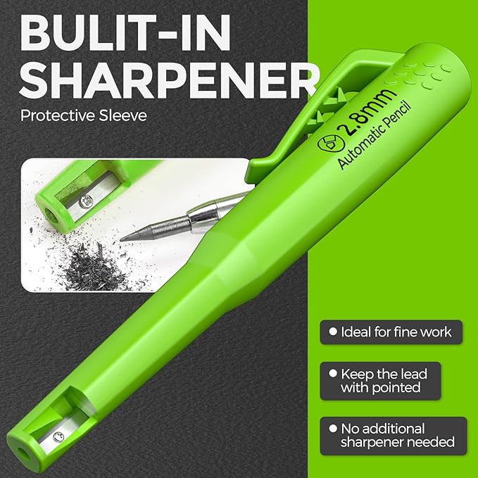 Nicpro 4 Pack CP3000 Carpenter Pencils - Image 5