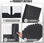 Lincia 100 Pcs Plastic Folders - Image 3