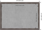 Amanti Art Grey Framed Magnetic Board 27x39 Large Vision Board - Image 4
