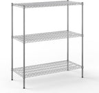 Regal Altair 21" Deep x 48" Wide x 54" Height Wire Shelving Kit | 3-Tier | NSF