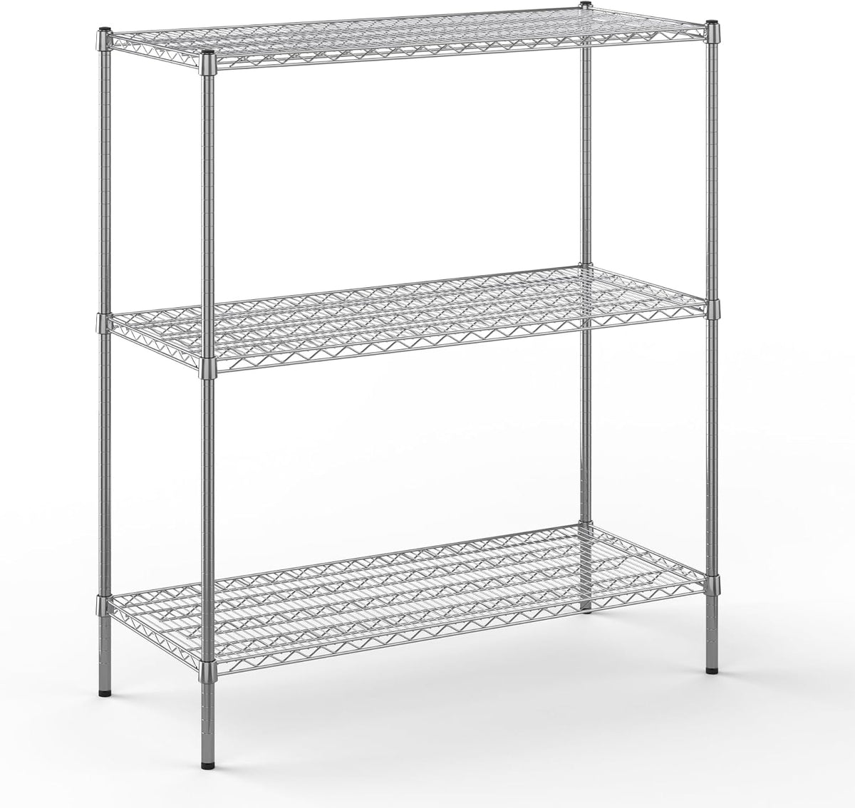 Regal Altair 21" Deep x 48" Wide x 54" Height Wire Shelving Kit | 3-Tier | NSF