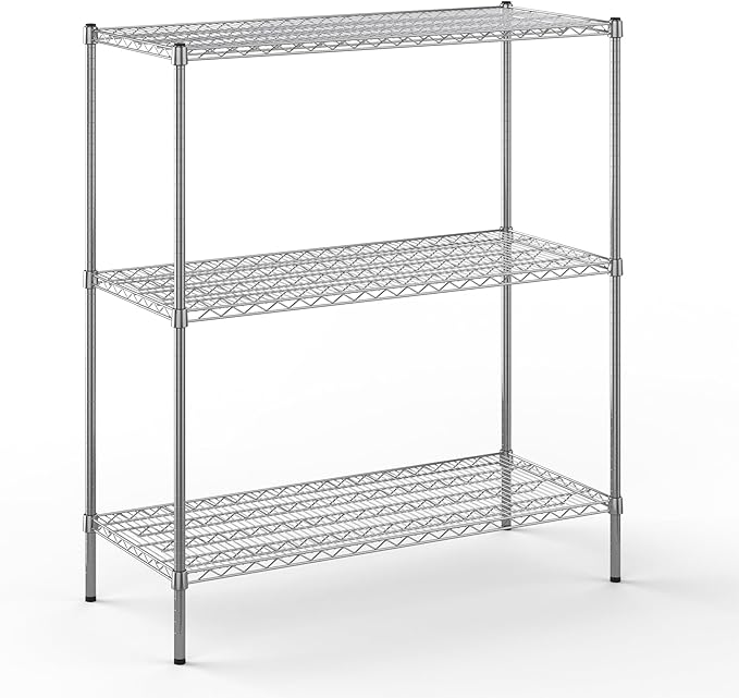Regal Altair 21" Deep x 48" Wide x 54" Height Wire Shelving Kit | 3-Tier | NSF by Regal+Altair