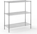 Regal Altair 21" Deep x 48" Wide x 54" Height Wire Shelving Kit | 3-Tier | NSF by Regal+Altair
