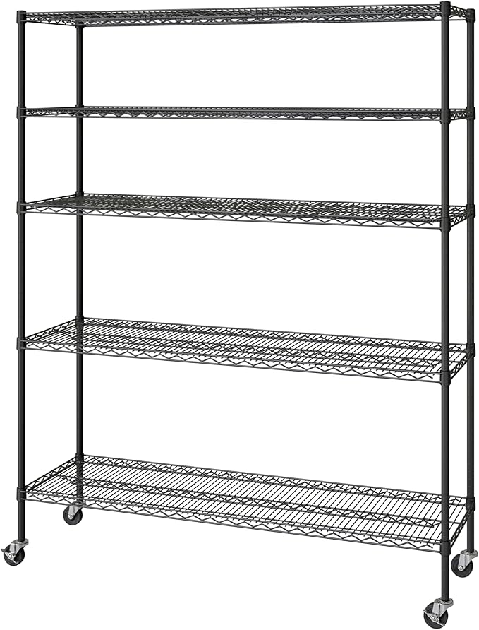 Seville Classics UltraDurable Heavy Duty NSF Solid Steel Wire Rack Storage Unit by SevilleClassics