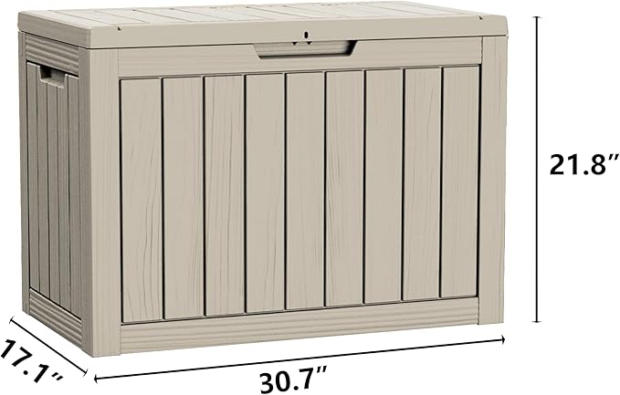 Yardgrace 45 Gallon Patio Storage Box - Image 3