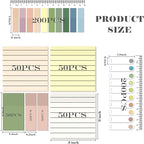 BAYTORY 700 Sheets Transparent Sticky Notes - Image 2